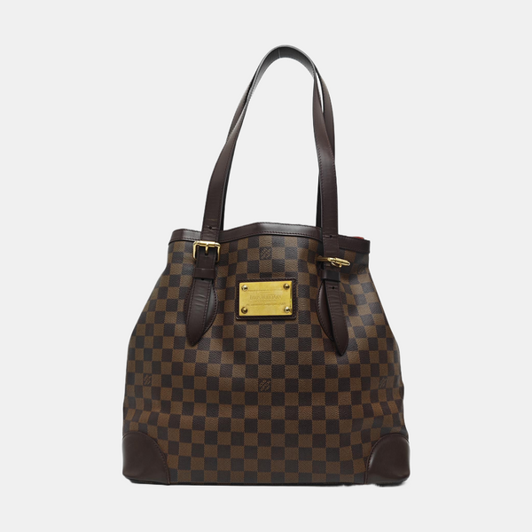 HAMPSTEAD GM Damier Ebene Coated Canvas Brown