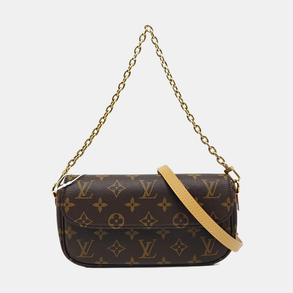 IVY Monogram Coated Canvas Brown