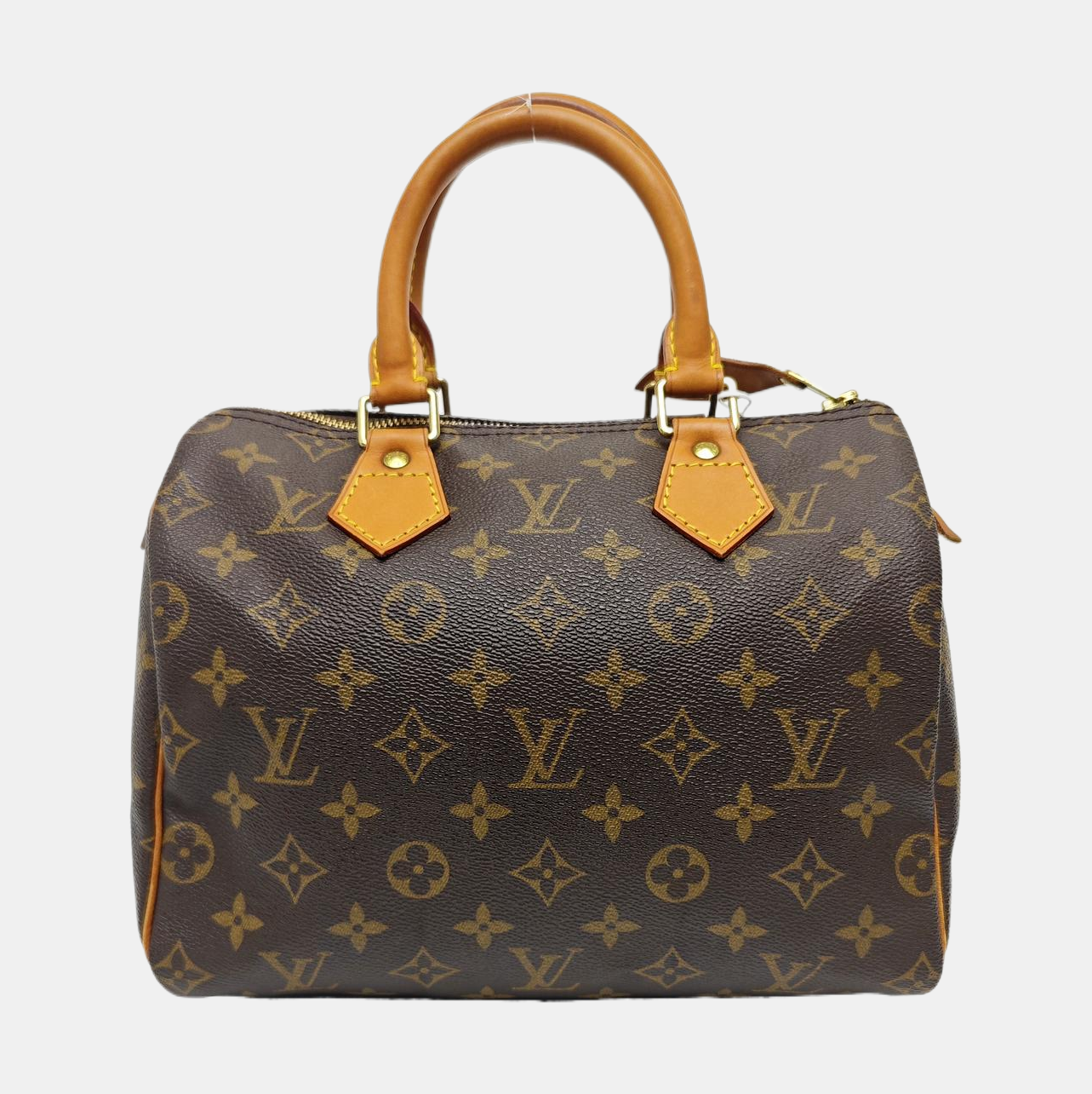 SPEEDY 25 Monogram Coated Canvas Brown
