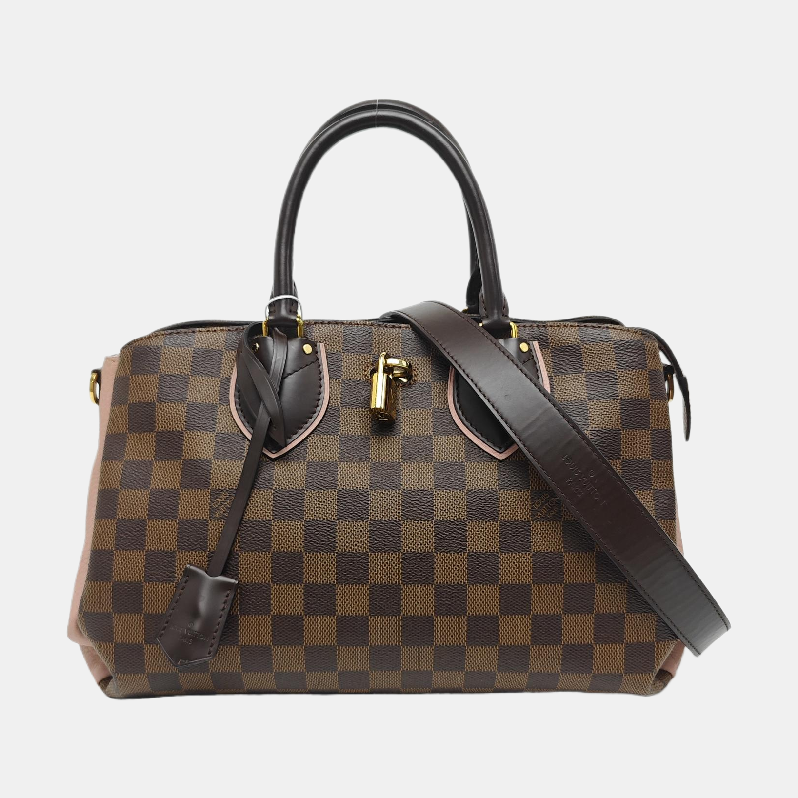 NORMANDY Damier Ebene Coated Canvas Brown