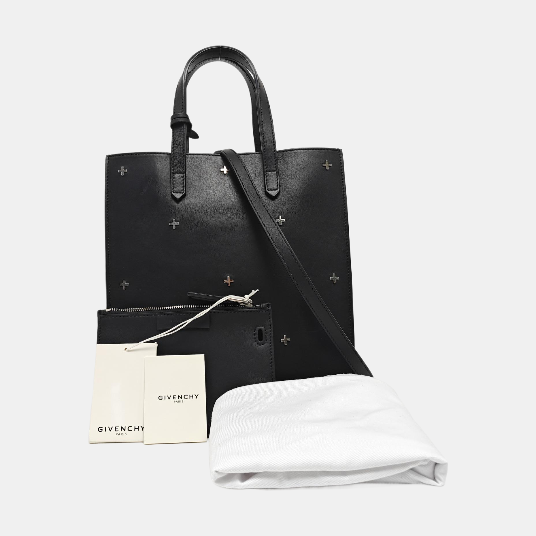Leather Tote Bag Black