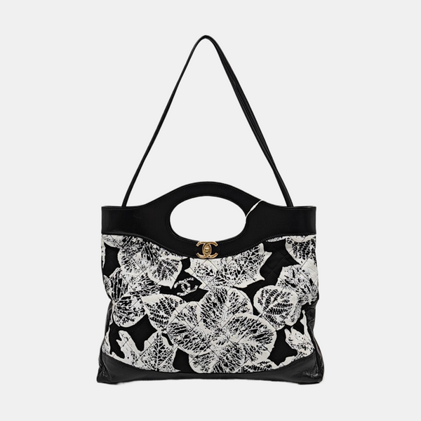 CHANEL 31 Quilted Canvas Black