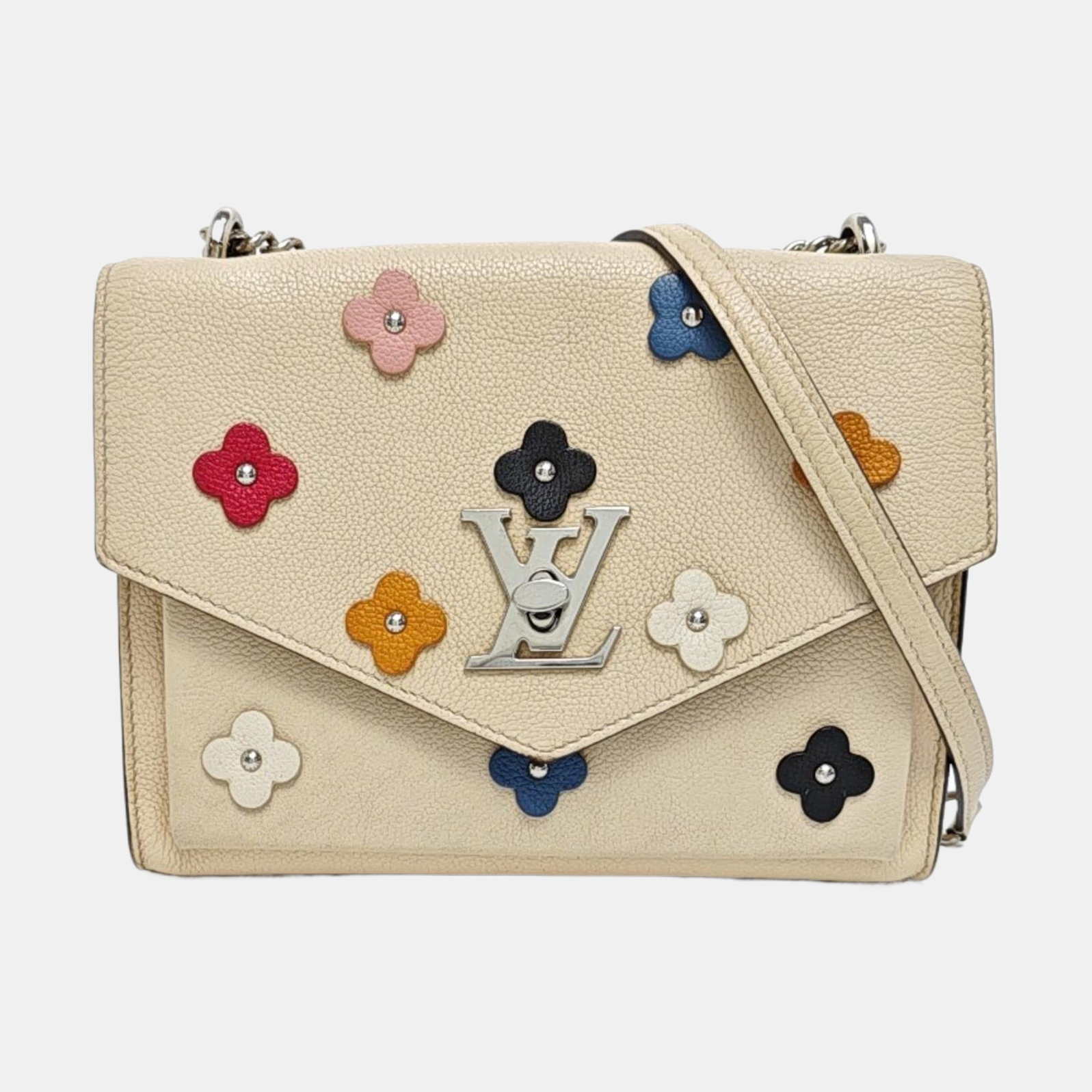 LOCKME BB Calfskin Beige