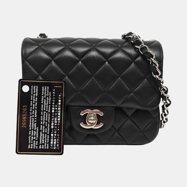 CLASSIC FLAP Mini Quilted Lambskin Black