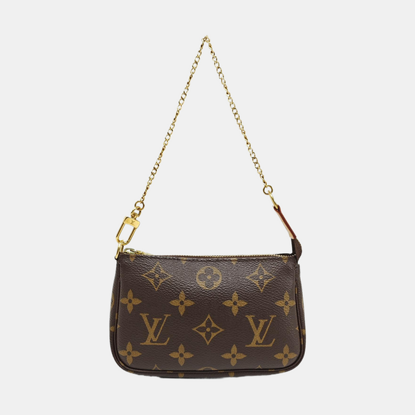 ACCESSOIRES Mini Monogram Coated Canvas Brown