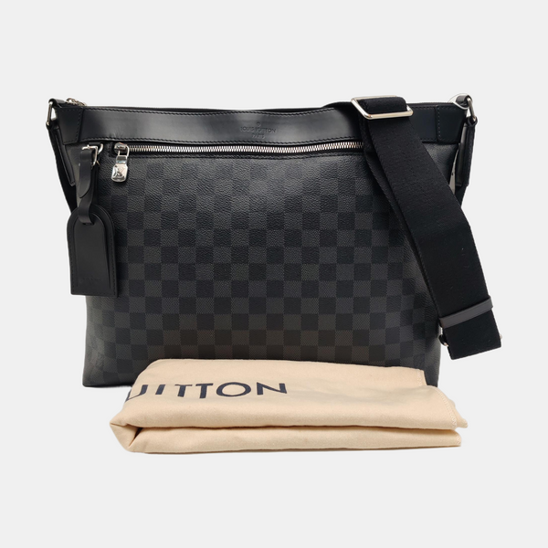 MICK MM Damier Graphite Coated Canvas Gray
