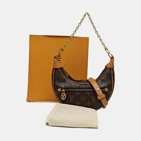LOOP Monogram Coated Canvas Brown