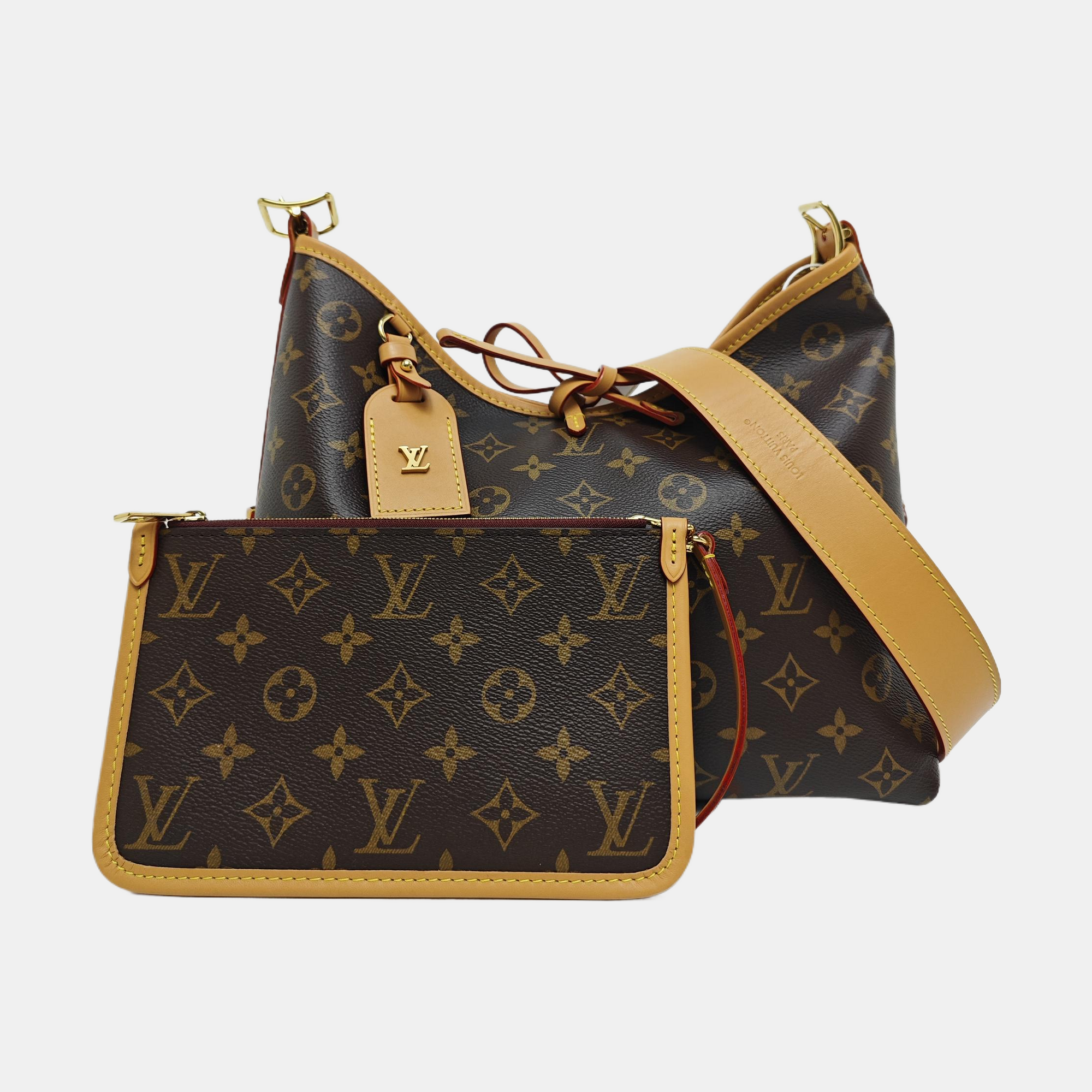 CARRYALL PM Monogram Coated Canvas Brown