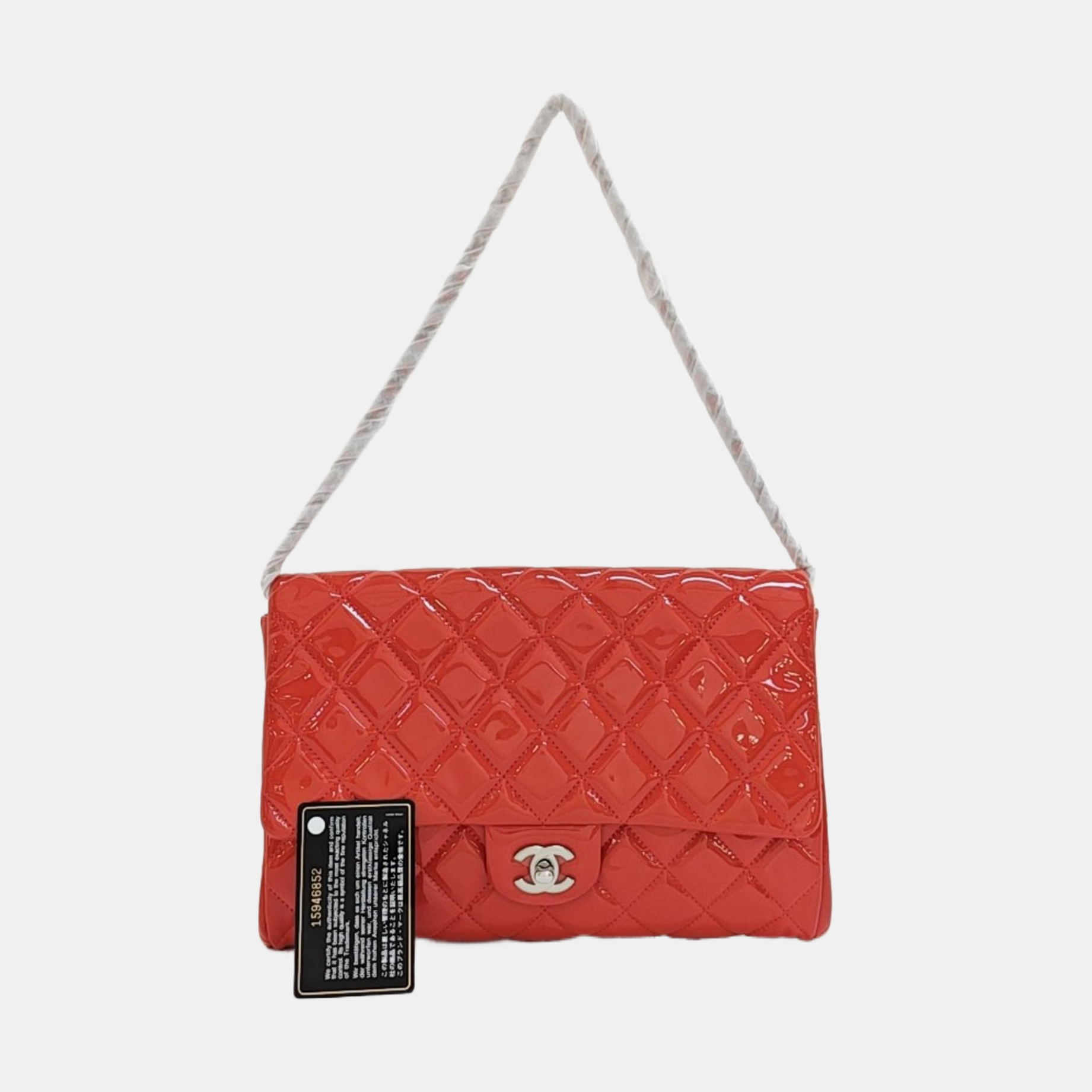 Quilted Patent Leather Pink