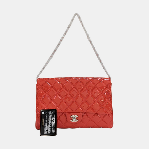 Quilted Patent Leather Pink