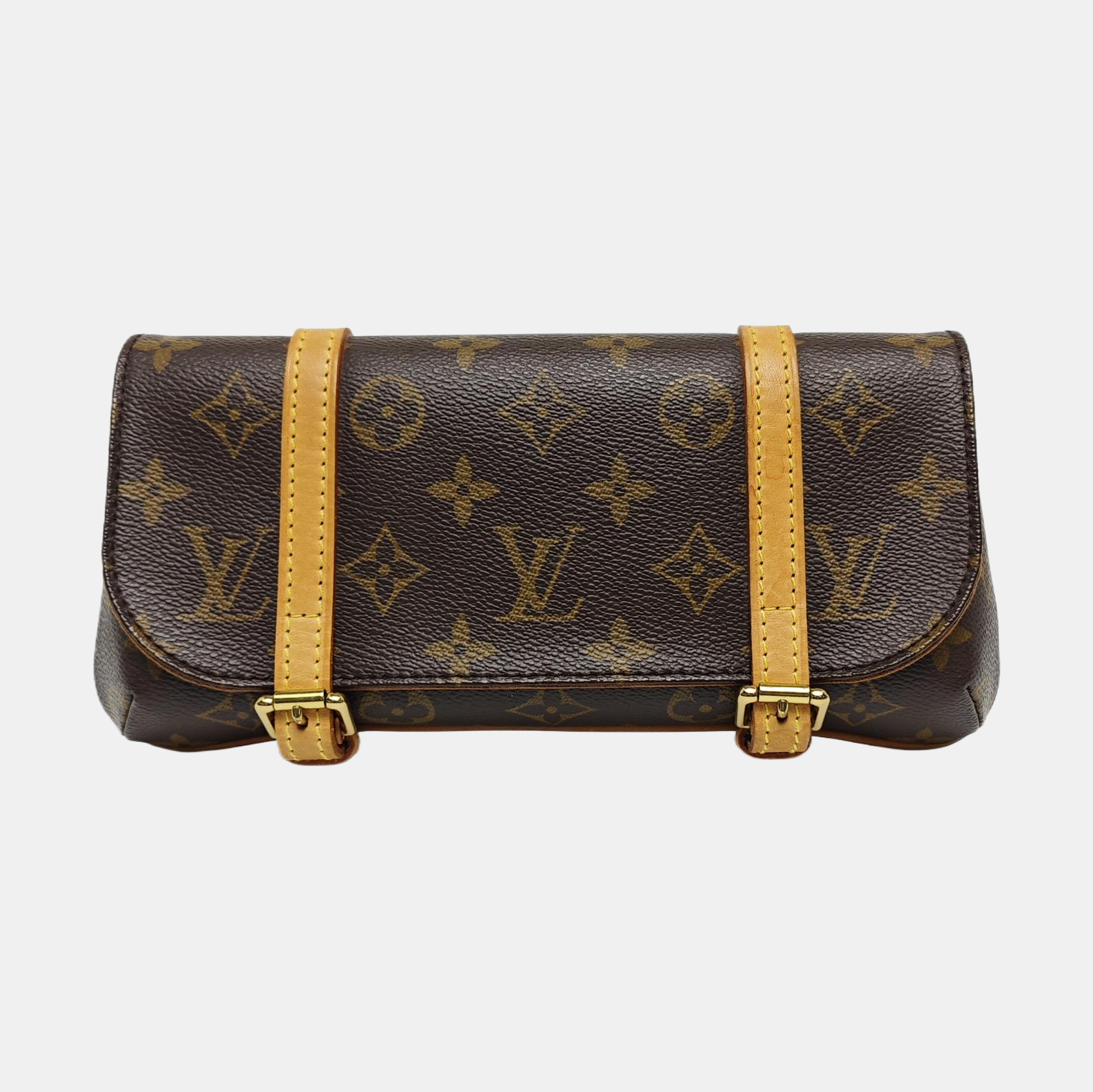 MARELLE Monogram Coated Canvas Brown
