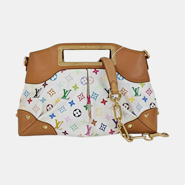 LV × TM JUDY MM Monogram Coated Canvas White