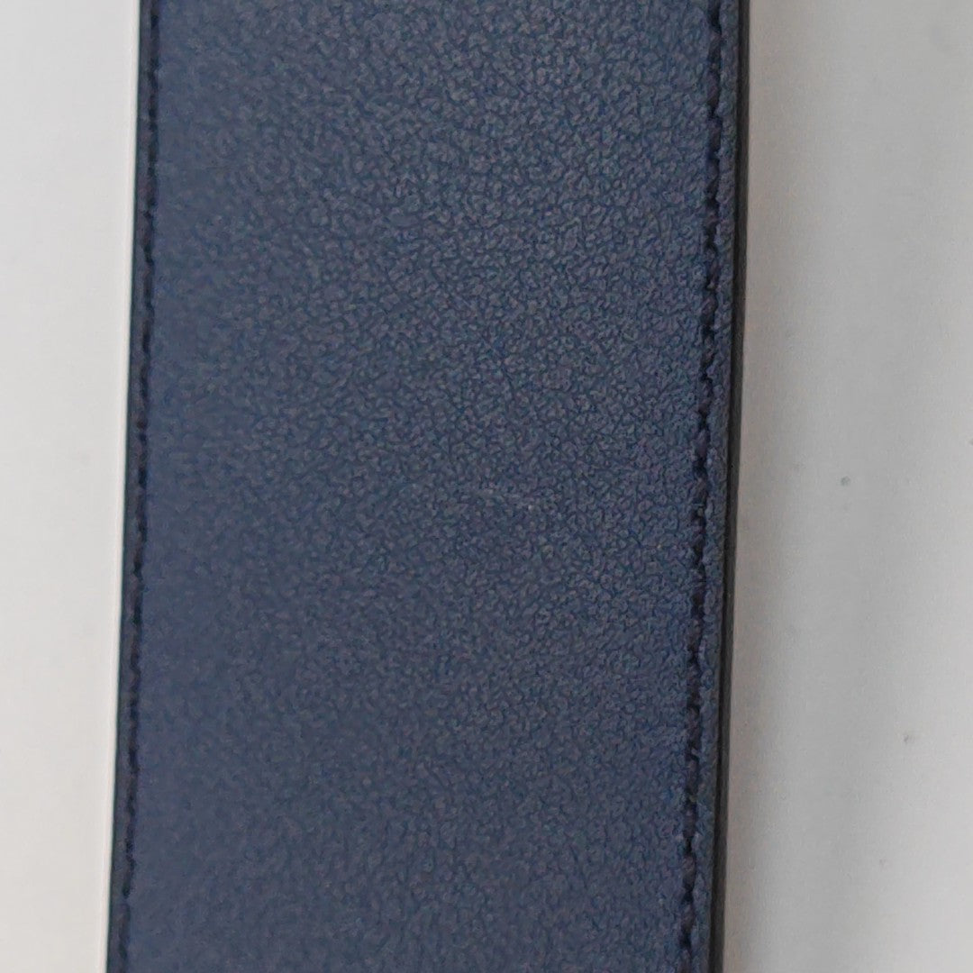 Leather Belt Blue