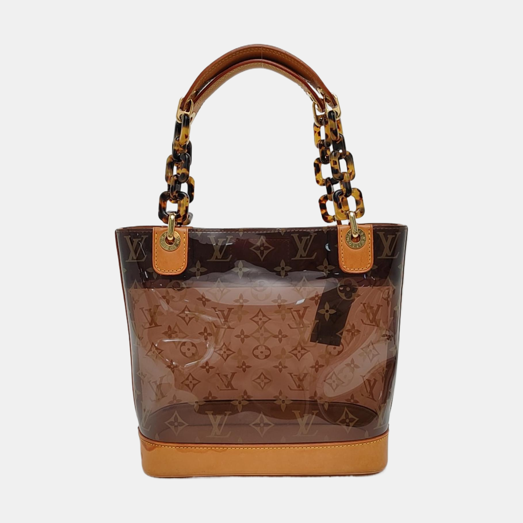 SAC AMBRE PM Monogram Plastic Brown