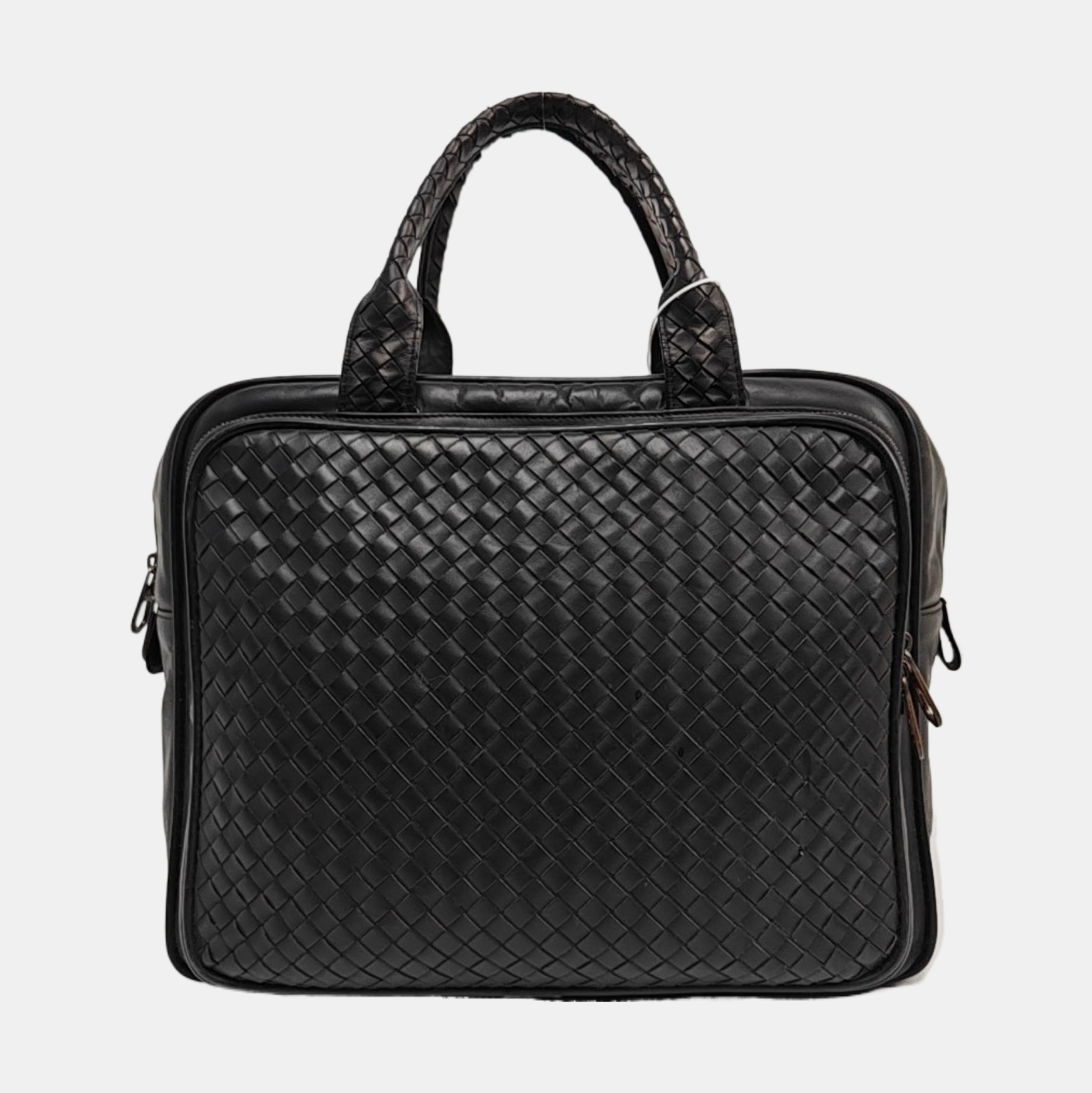 Calfskin Top Handle Bag Black
