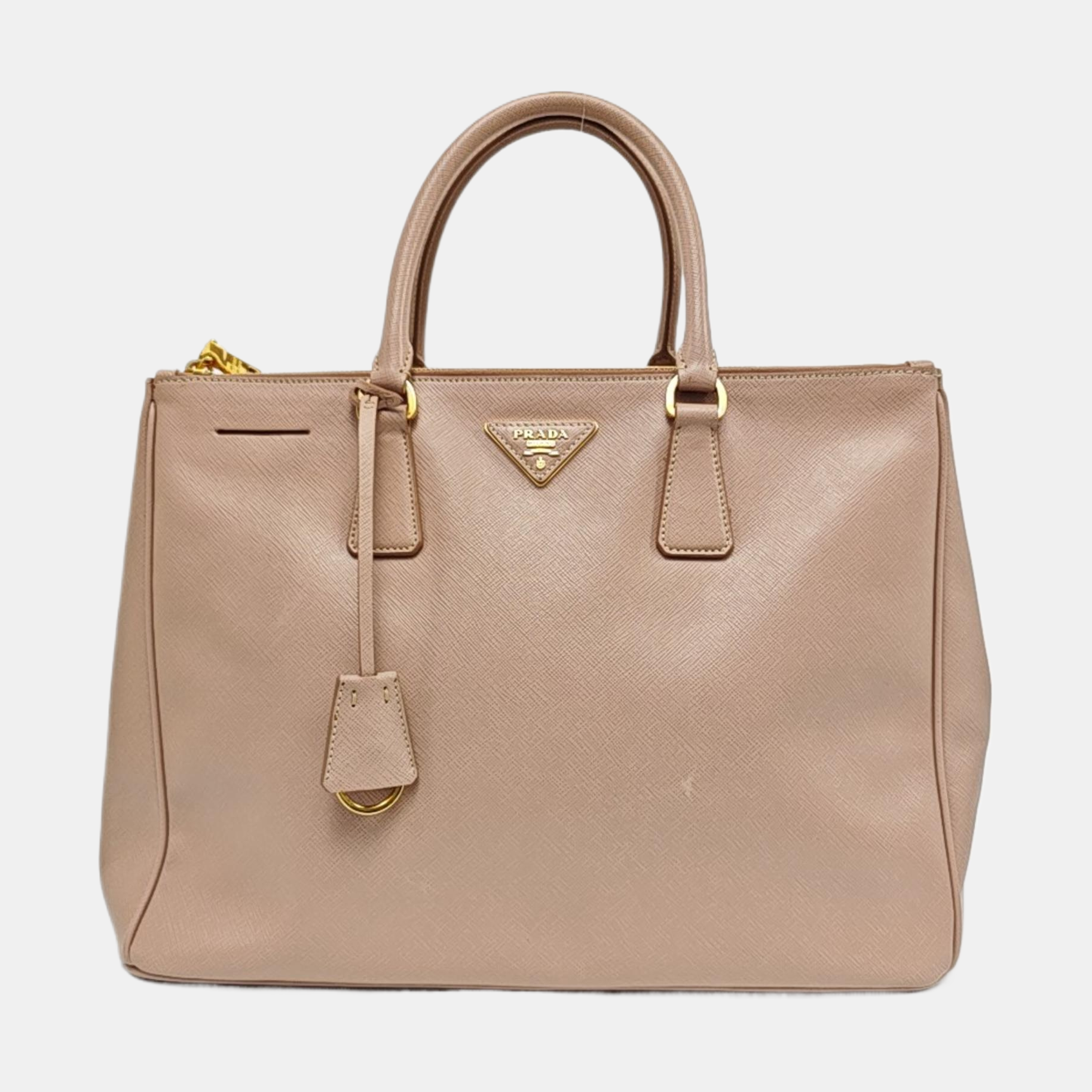 Authenticated pre-owned  Galleria Extra Large Saffiano Calfskin Pink - Top Handle Bag at Looply