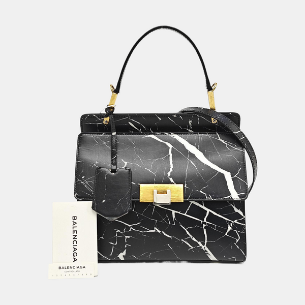 Calfskin Shoulder Bag Black