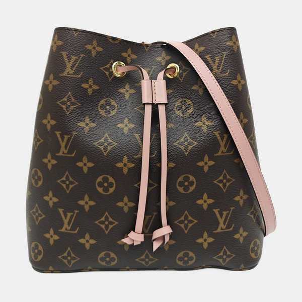 NÉONOÉ MM Monogram Coated Canvas Brown