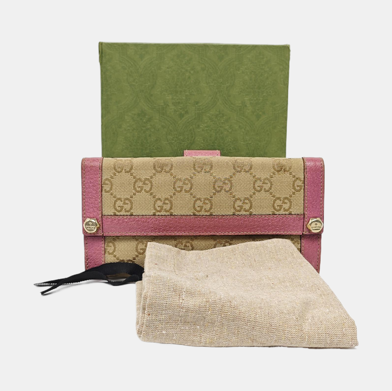 Monogram Canvas Wallet Brown