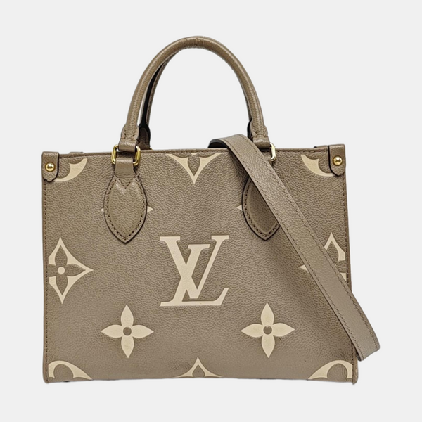 ONTHEGO PM Monogram Calfskin Gray