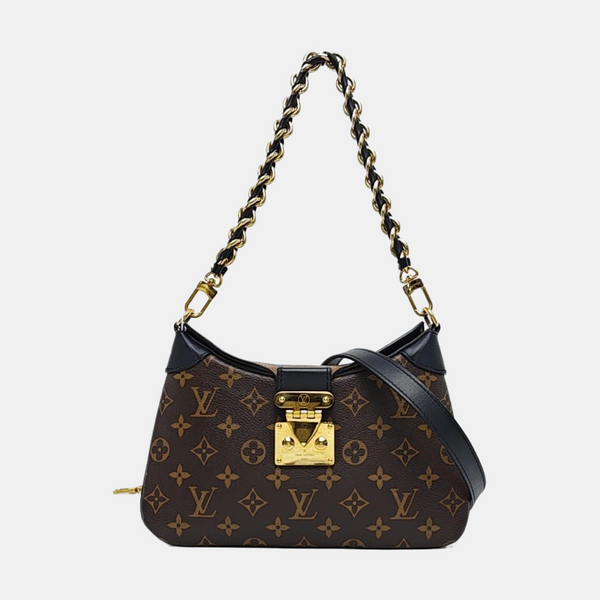 TWINNY Monogram Coated Canvas Brown