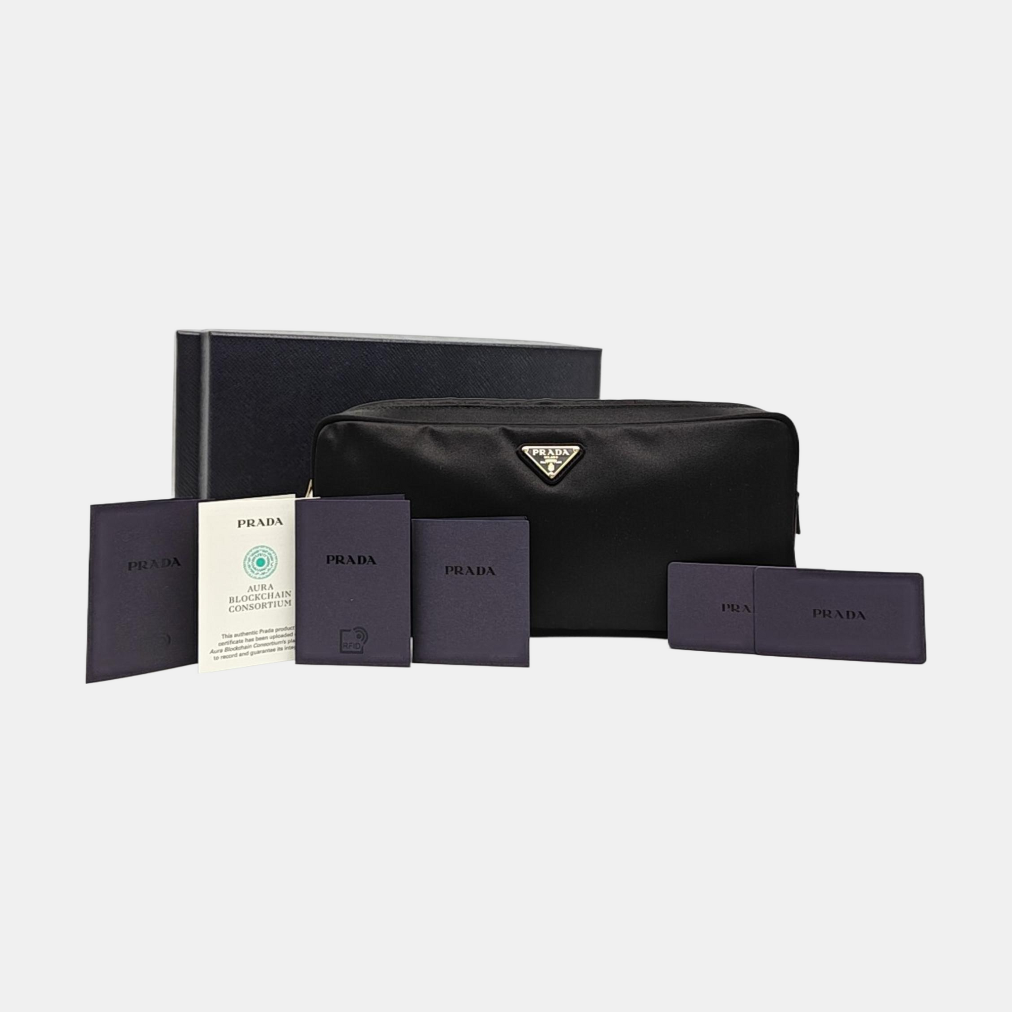 Nylon Clutch Black