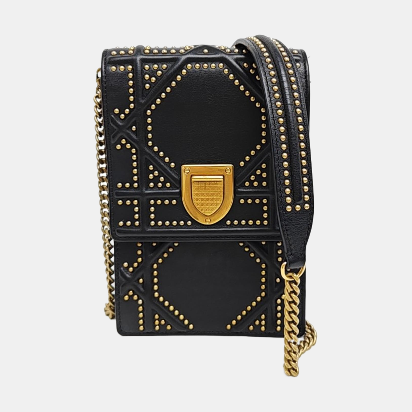 Diorama Calfskin Black