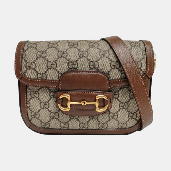 Horsebit 1955 Mini Coated Canvas Beige