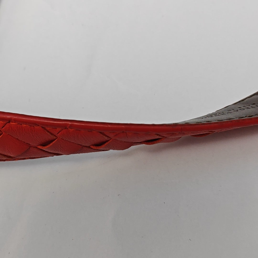 Leather Belt Red