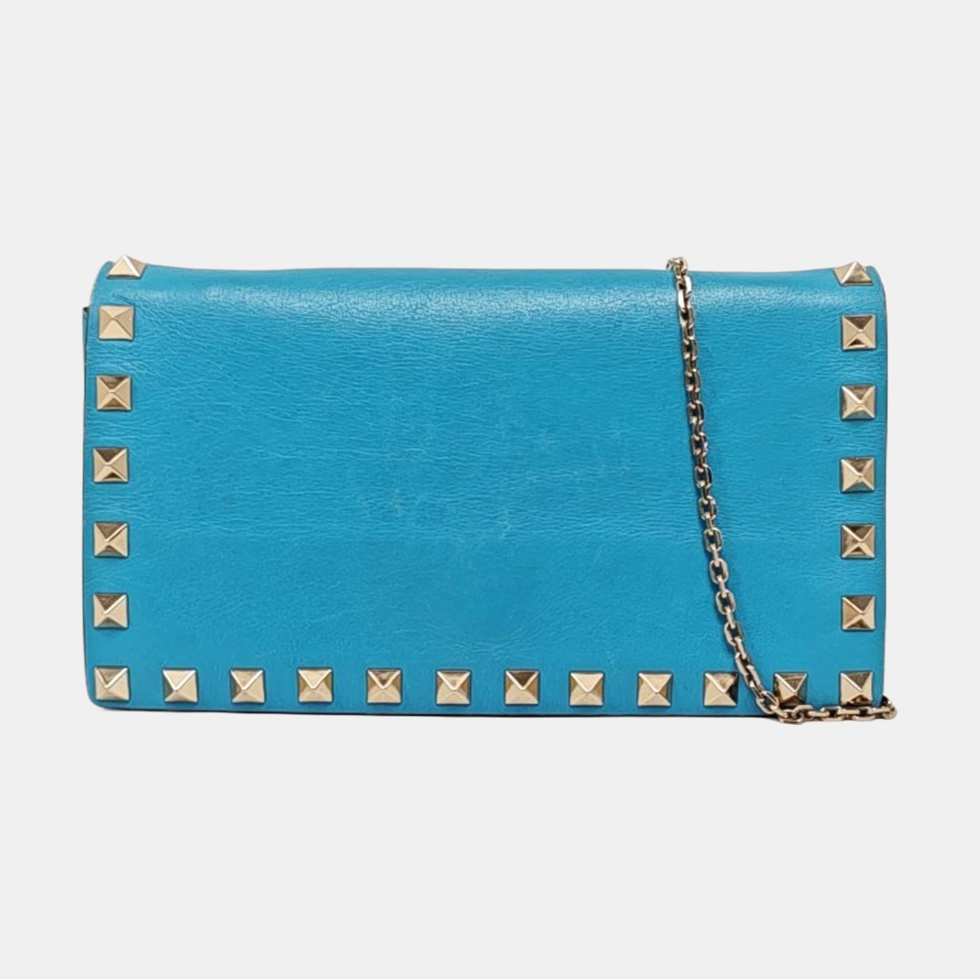 Rockstud Calfskin Blue