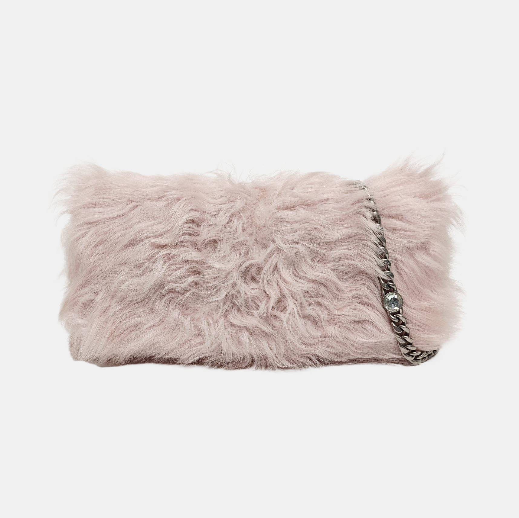 Fabric Shoulder Bag Pink