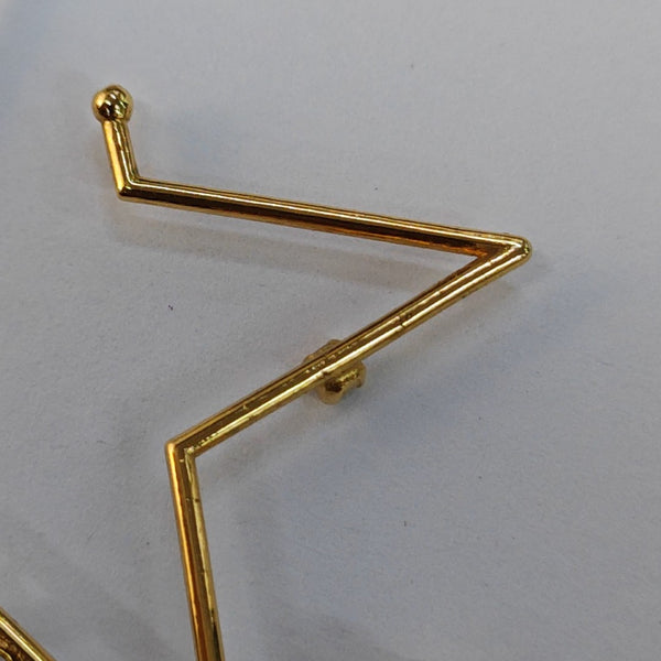 Metal Gold Earrings