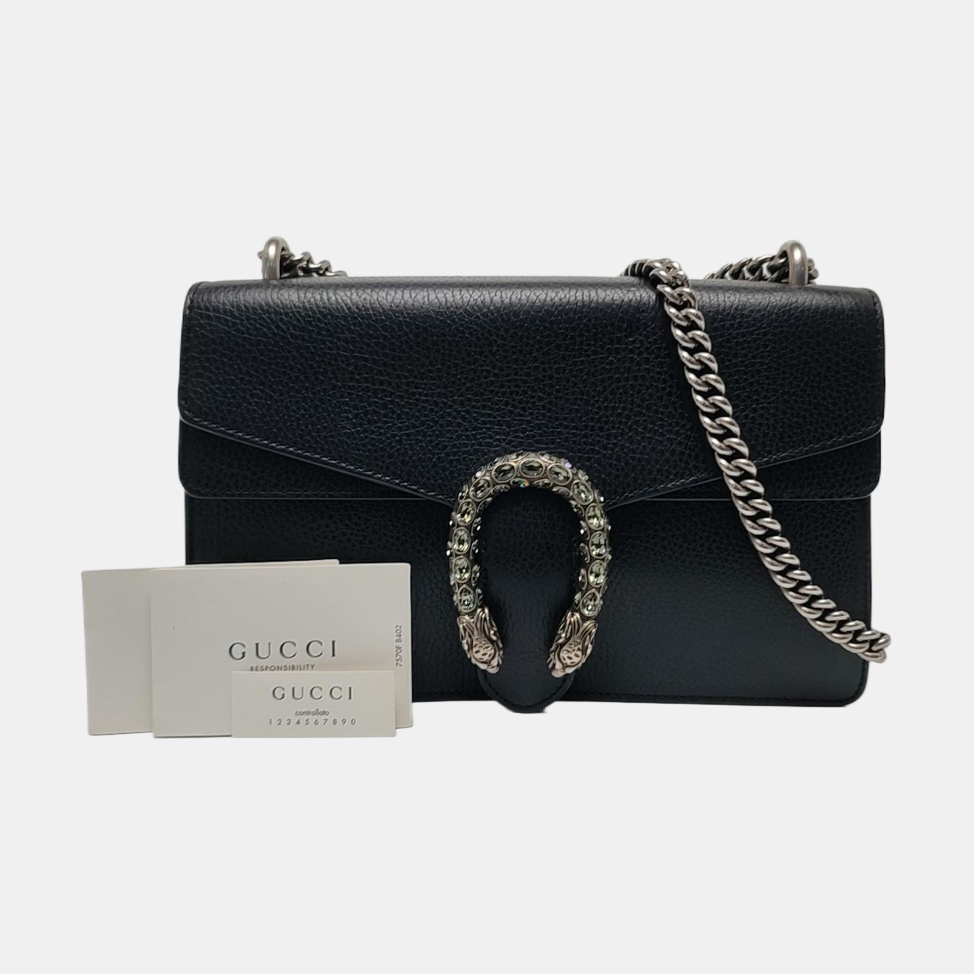 Dionysus Small Calfskin Black