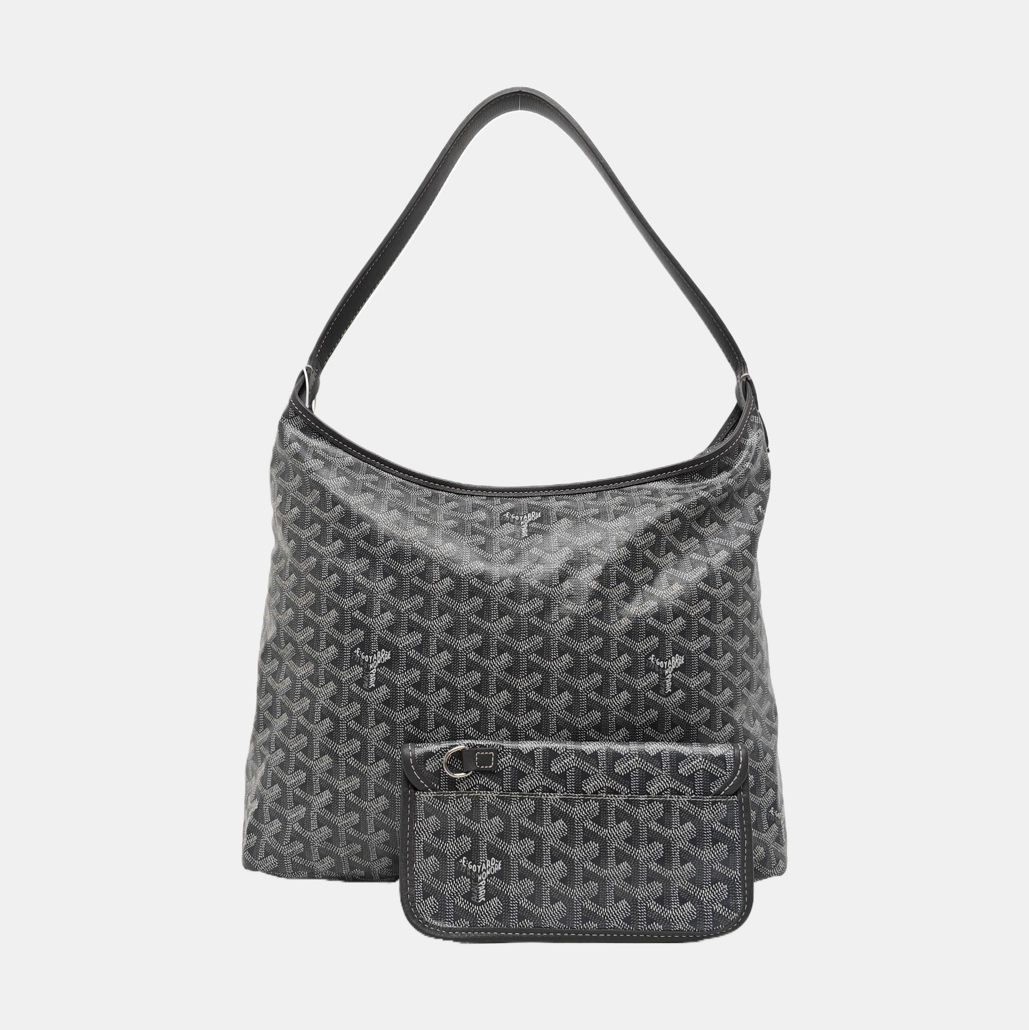 Hobo Coated Canvas Gray
