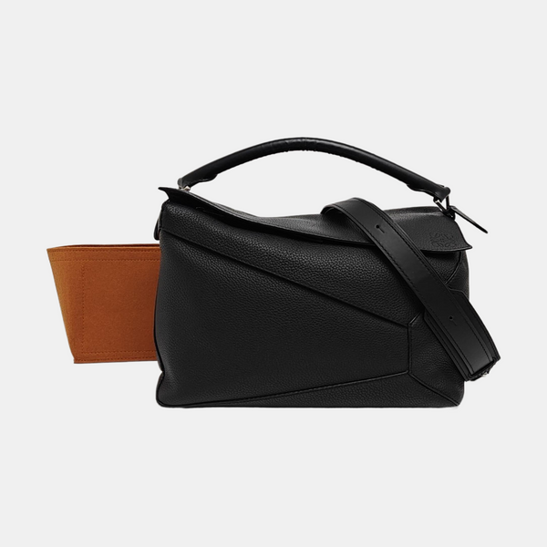 Puzzle Large Calfskin Black