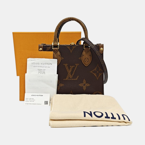 ONTHEGO BB Monogram Coated Canvas Brown