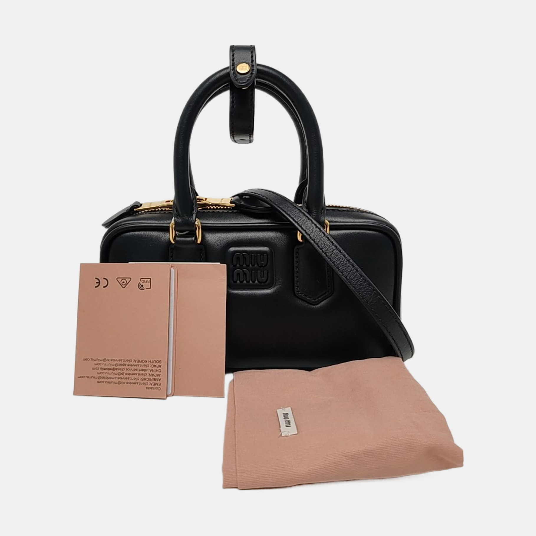 Arcadie Mini Calfskin Black