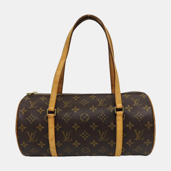 PAPILLON 30 Monogram Coated Canvas Brown