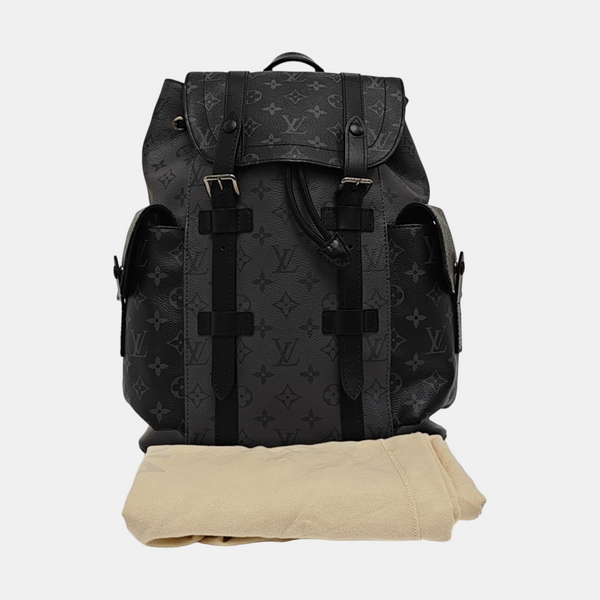 CHRISTOPHER PM Monogram Coated Canvas Gray