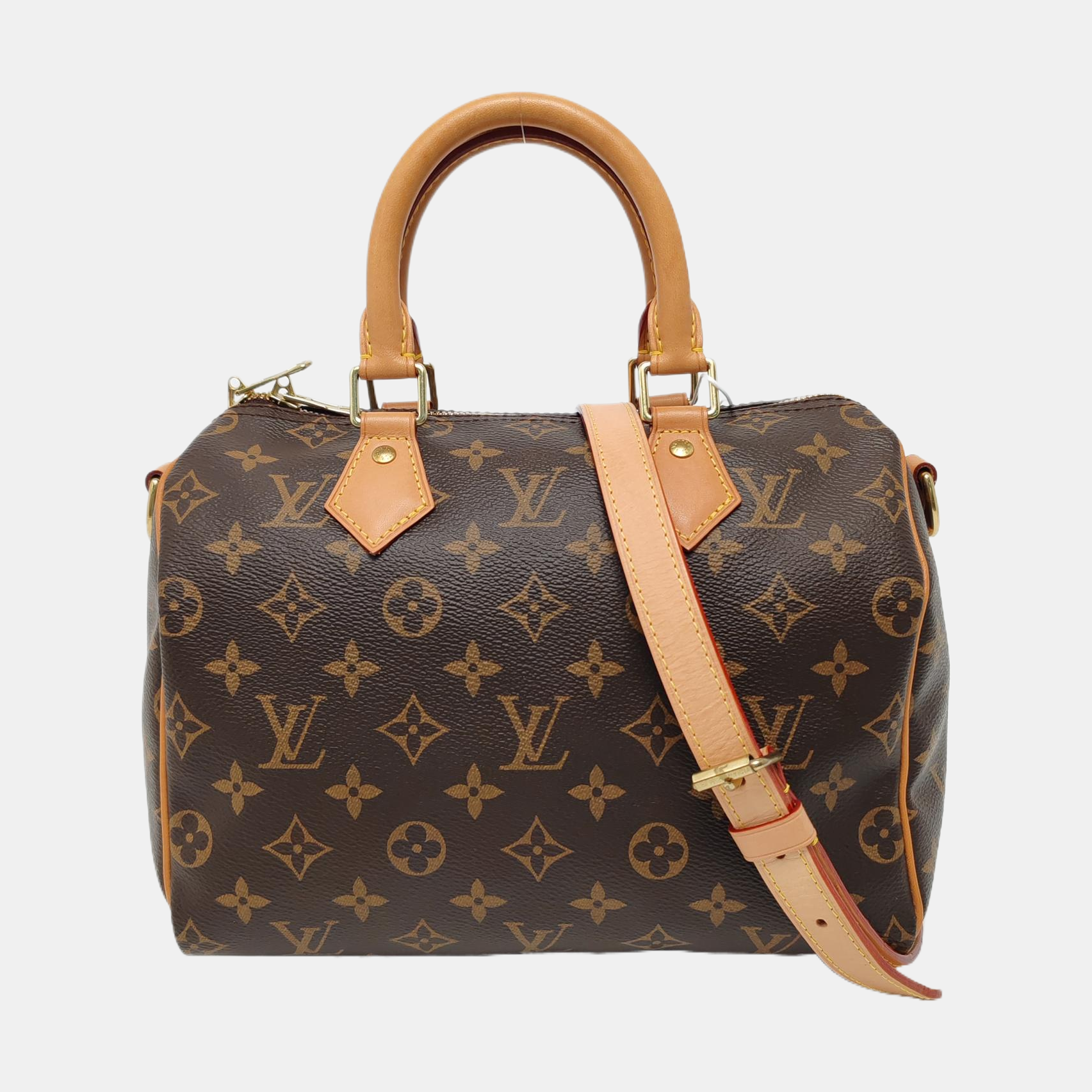 Speedy 25 Lona revestida Monogram marrón