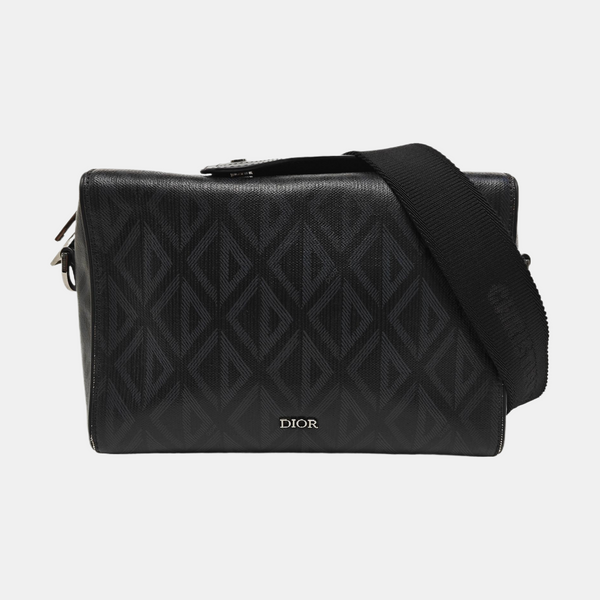 Lingot Oblique Coated Canvas Black