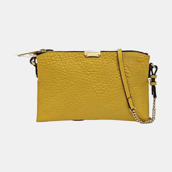Calfskin Shoulder Bag Yellow