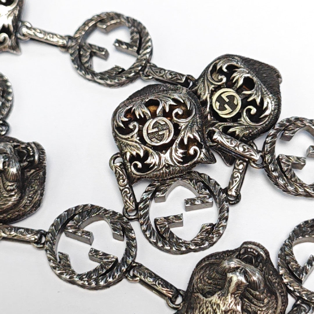 925 Sterling Silver Gray Necklace
