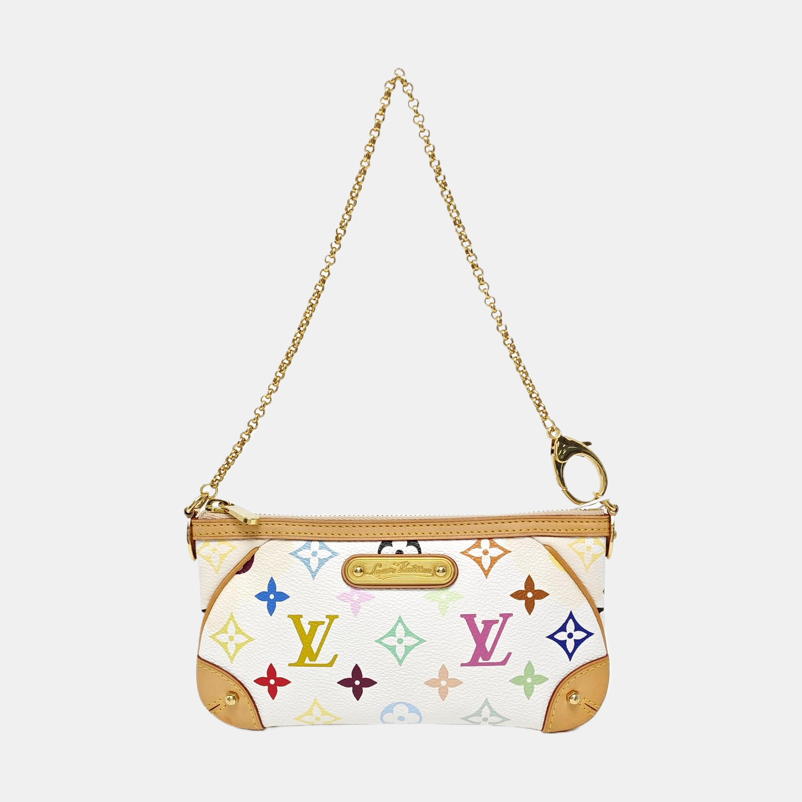 LV × TM VINTAGE MILLA Monogram Coated Canvas White