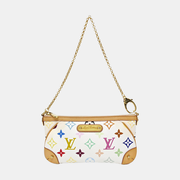 LV × TM VINTAGE MILLA Monogram Coated Canvas White