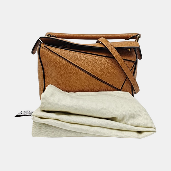 Puzzle Mini Calfskin Brown