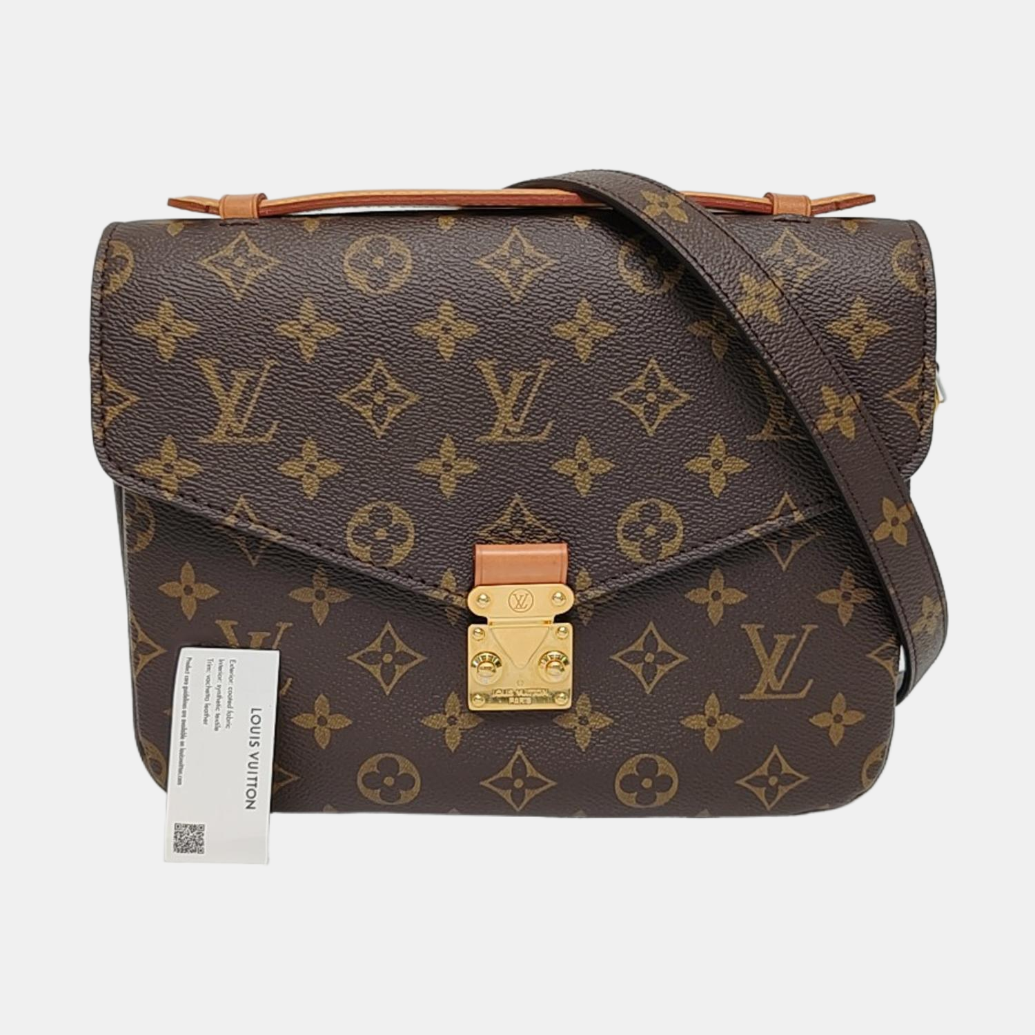 MÉTIS MM Monogram Coated Canvas Brown