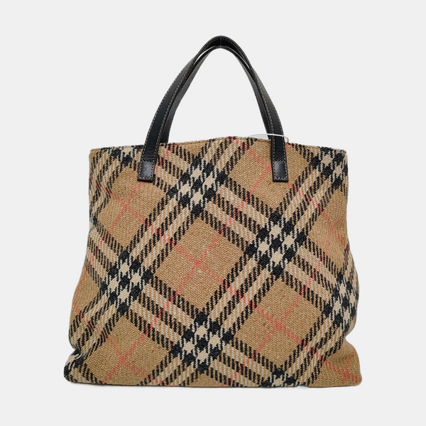 Fabric Top Handle Bag Multicolor