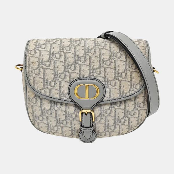 Bobby Medium Oblique Canvas Gray