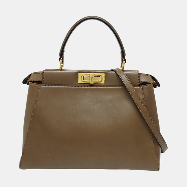 Peekaboo Medium Calfskin Brown